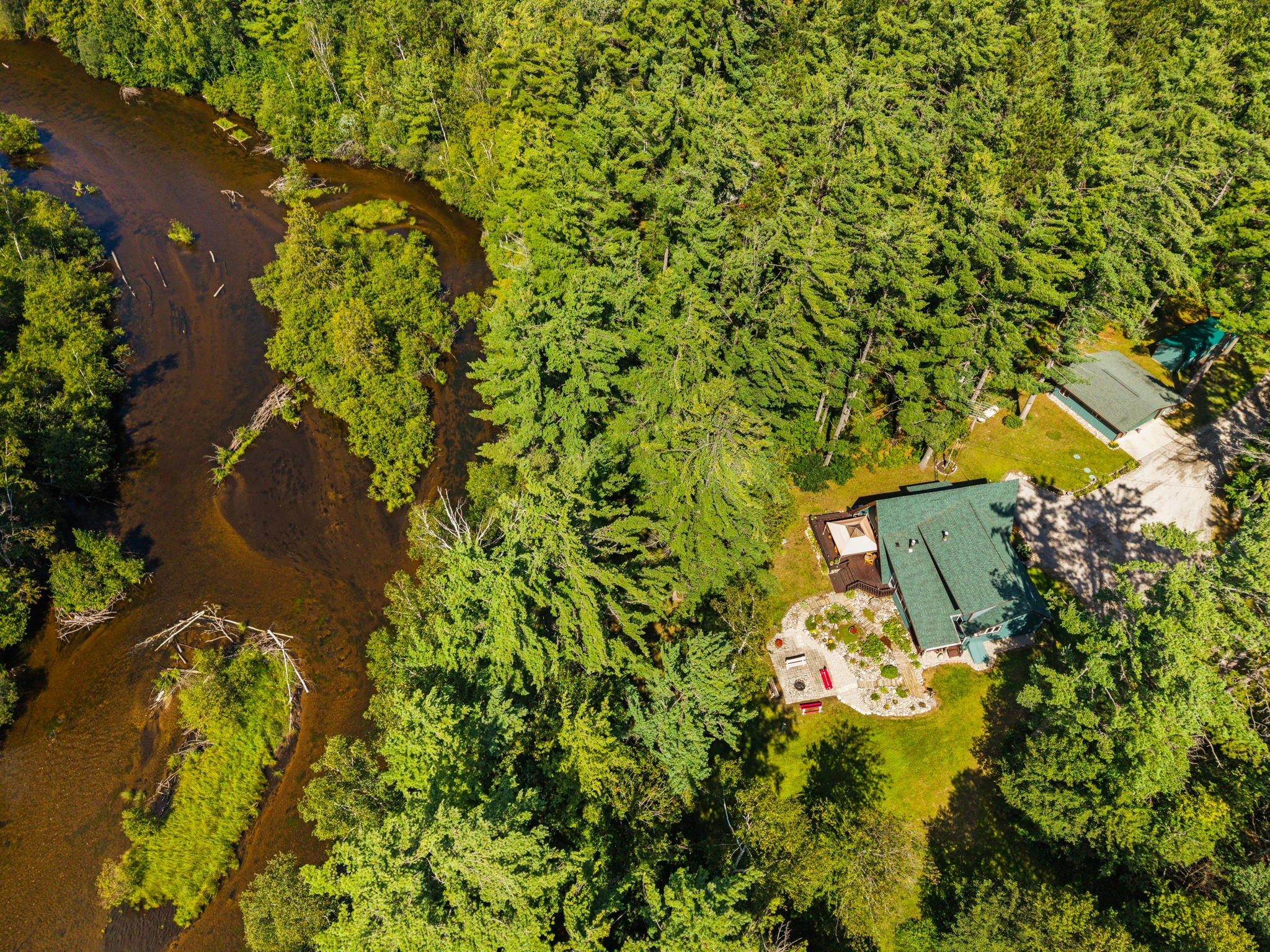 Featured homes and vacant land for sale along the Au Sable River